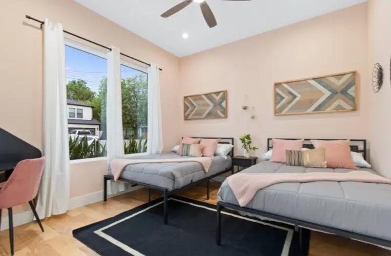 Pink Bedroom Wall