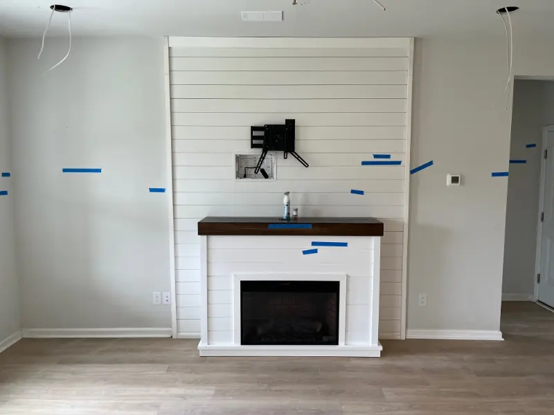 White Fireplace
